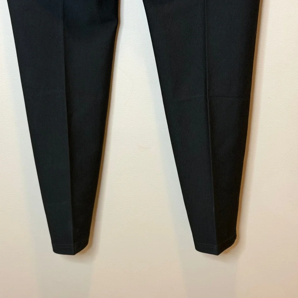 Nanette Lepore Black Tapered Leg Dress Pants Slacks Womens Size Large Career